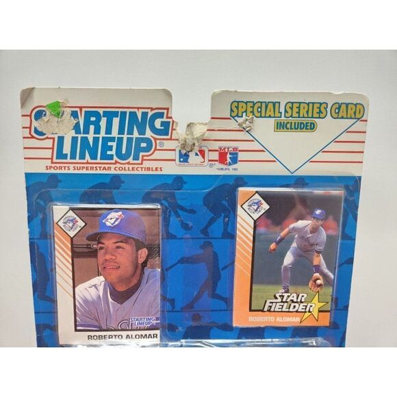 KENNER MLB 1993 Starting Lineup Figure ROBERTO ALOMAR & Special Series Card - Picture 2 of 8